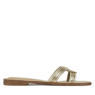 Klapki Aldo Erok 13966814 Złoty - Klapki i japonki damskie - miniaturka - grafika 1