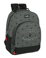 Plecaki - Plecak adaptacyjny Wózek, tkanina do recyklingu, Blackfit8 Skull, 320x150x420 mm, Szary/Czarny - miniaturka - grafika 1