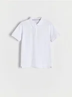 Koszulki dla chłopców - Reserved - T-shirt polo - biały - miniaturka - grafika 1