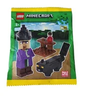 Klocki - LEGO Minecraft Zestaw - Witch with Black Cat and Potion 662408 polybag klocki - miniaturka - grafika 1