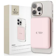 Powerbanki - Powerbank TECH-PROTECT PB10 LifeMag MagSafe 5000 mAh 15W Różowy | Bezpłatny transport - miniaturka - grafika 1