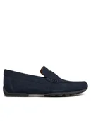 Mokasyny męskie - Geox Mokasyny U Kosmopolis + Grip U35CFB 00020 C4064 Granatowy - miniaturka - grafika 1