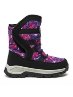 Buty dla dziewczynek - ALPINE PRO Śniegowce Soreno KBTD427 Czarny - miniaturka - grafika 1