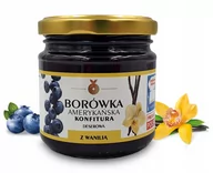 Konfitury, marmolady, powidła - Przetwory z Borówki Konfitura Z Wanilią 220g - miniaturka - grafika 1