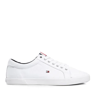 Sneakersy Tommy Hilfiger Iconic Long Lace Sneaker FM0FM01536 Biały - Sneakersy męskie - miniaturka - grafika 1