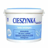 Farby wewnętrzne - Farba emulsyjna CIESZYNKA Standard biała 10 l - miniaturka - grafika 1