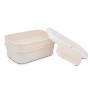Pojemnik na lunch Healthyway, beżowy - Lunch boxy - miniaturka - grafika 1