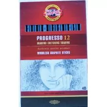Koh-i-noor Ołówek grafitowy 4B Progresso 12 sztuk - Ołówki - miniaturka - grafika 3