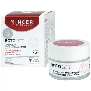 Mincer Pharma Botolift odżywczy krem-maska na noc No.703 50ml - Maseczki do twarzy - miniaturka - grafika 1
