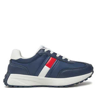 Sneakersy Tommy Hilfiger T3X9-33877-1695X007 S Granatowy - Buty dla chłopców - miniaturka - grafika 1
