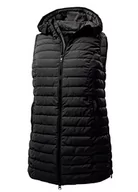 Kamizelki damskie - STOY Kamizelka damska o wyglądzie puchu/pikowana kamizelka z kapturem STS 3 WMN QLTD VST, czarna, 46, 38100-000 - miniaturka - grafika 1