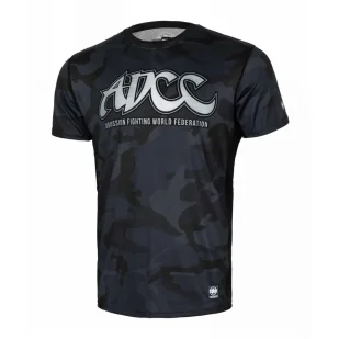 Koszulka Mesh Rashguard Pit Bull Performance Pro plus ADCC - All Black Camo - Odzież taktyczna i umundurowanie - miniaturka - grafika 1