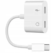 Adaptery i przejściówki - CO2 ADAPTER 2X USB-C PRZEJŚCIÓWKA KABEL USB TYP C DO SAMSUNG APPLE XIAOMI Z DAC - miniaturka - grafika 1