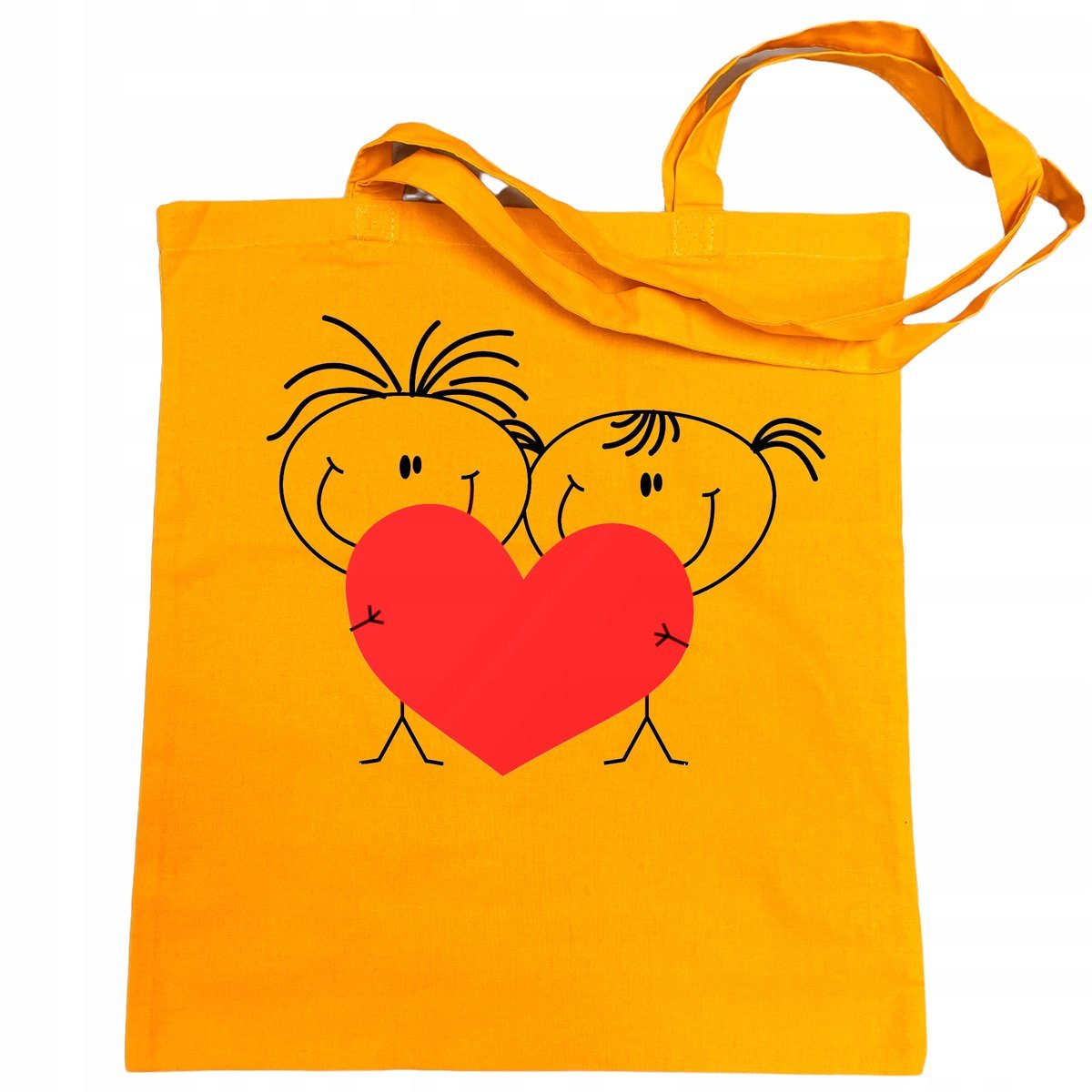 Walentynki Prezent Torba zakupy nadruk Para Serce