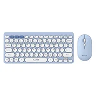 Zestawy myszka + klawiatura - Bezprzewodowy zestaw gamingowy 2w1 Havit KB279GCM klawiatura + mysz (niebieski) - miniaturka - grafika 1