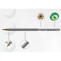 Faber Castell Ołówek techniczny 2H b/g Grip2001 Faber 117012 - Ołówki - miniaturka - grafika 1