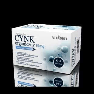 Vitadiet Cynk Organiczny 15 Mcg 60 Tabl. - Witaminy i minerały - miniaturka - grafika 1