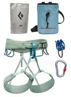 Sprzęt wspinaczkowy - Zestaw Black Diamond Momentum Harness Package Women's - miniaturka - grafika 1