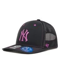 Czapki męskie - Czapka z daszkiem 47 Brand MLB New York Yankees XRAY ’47 TRUCKER B-XRAYD17BBP Czarny - miniaturka - grafika 1