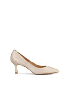 Czółenka - Czółenka ślubne z metalizowanej skóry - 37 - miniaturka - grafika 1