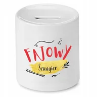 Skarbonki - Skarbonka Dla Konsumenta na Urodziny na Prezent z Nadrukiem ze Zdjęciem + Opakowanie na prezent (wzór 03) - miniaturka - grafika 1