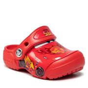 Buty dla chłopców - Klapki Crocs - Crocsfunlab Cars Clog K 204116 Flame - miniaturka - grafika 1