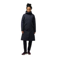 Płaszcze damskie - Damski płaszcz puchowy Jack Wolfskin BRANDENBURGER COAT W dark navy - XS - miniaturka - grafika 1