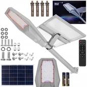 Lampy ogrodowe - LAMPA ULICZNA LED SOLARNA 1200W 40Ah z czujnikiem ruchu zmierzchu LATARNIA - miniaturka - grafika 1