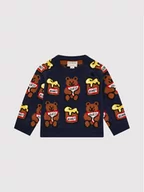 Swetry dla chłopców - Guess Sweter H1YT01 Z2S40 Granatowy Regular Fit - miniaturka - grafika 1