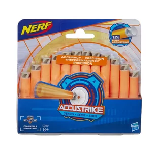 Hasbro NERF ACCUSTRIKE STRZALKI 12 SZT C0162 - Zabawki militarne - miniaturka - grafika 1