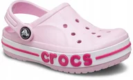 Buty dla dziewczynek - Crocs Bayaband Kids Clog 207019-6TG Różowe 28/29 - miniaturka - grafika 1