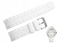 Akcesoria do zegarków - Pasek do zegarka Tommy Hilfiger TH 1791044 biały - miniaturka - grafika 1