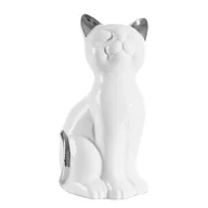 Figurki dekoracyjne - Figurka Dekoracyjna Cat 11X9X20Cm Biały - miniaturka - grafika 1