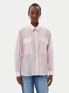 Koszule damskie - Rinascimento Koszula CFC0123656003 Różowy Relaxed Fit - miniaturka - grafika 1