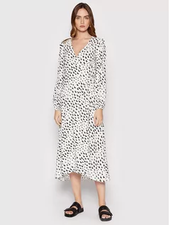 Sukienki - Vero Moda Sukienka codzienna Tessa 10264043 Biały Regular Fit - grafika 1