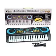 Instrumenty muzyczne dla dzieci - Adar Organki 37 klawiszy z mikrofonem na baterie - miniaturka - grafika 1
