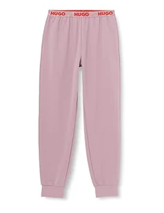 HUGO Damskie spodnie sportowe z logo Loungewear, Jasny/pastelowy fioletowy530, XL - Spodnie damskie - miniaturka - grafika 1