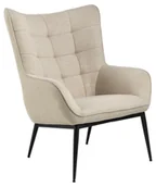 Fotele - Fotel Redding beżowy Basel 24 - miniaturka - grafika 1