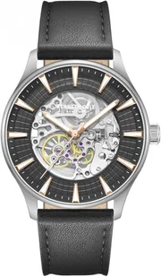 Zegarek Zegarek męski KENNETH COLE KCWGX0057902 czarny klasyczny skeleton - Zegarki męskie - miniaturka - grafika 1