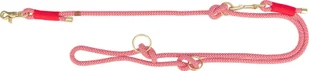TRIXIE Soft Rope Smycz regulowana dla psa - czerwony/kremowy - Smycze dla psów - miniaturka - grafika 1