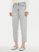 Spodnie damskie - Vero Moda Jeansy Tessa 10308860 Szary Mom Fit - miniaturka - grafika 1