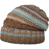 Czapki damskie - Czapka z Mankietem i Polarem Bernardo by Lierys, brązowo-niebieski, One Size - miniaturka - grafika 1