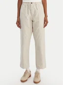 Spodnie damskie - Quiksilver Spodnie materiałowe Triple Crown EQWNP03060 Beżowy Regular Fit - miniaturka - grafika 1