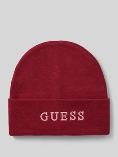 Czapka beanie z wyhaftowanym logo - Czapki damskie - miniaturka - grafika 1