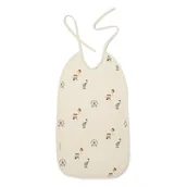 Śliniaki i fartuszki - Nuuroo - Długi Śliniak Wodoodporny Alberte Creme Cirus - miniaturka - grafika 1