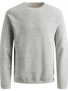 Jack & Jones Sweter "Hill" w kolorze jasnoszarym - Swetry męskie - miniaturka - grafika 1