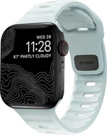 Akcesoria do smartwatchy - Nomad Pasek Sport Strap Apple Watch 42/41/40/38 mm, biały, świecący w ciemności na niebiesko - miniaturka - grafika 1