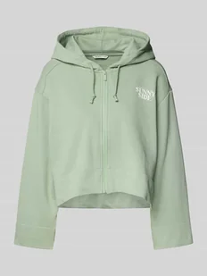 Bluza rozpinana o kroju oversized z czystej bawełny - Bluzy damskie - miniaturka - grafika 1