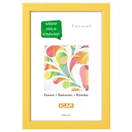 Ramki na zdjęcia - Ramka drewniana PINIA 18 PAK 10 x 15 cm żółty - miniaturka - grafika 1