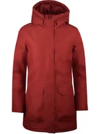 Kurtki damskie - Westfjord Parka "Krafla" w kolorze czerwono-brązowym - miniaturka - grafika 1
